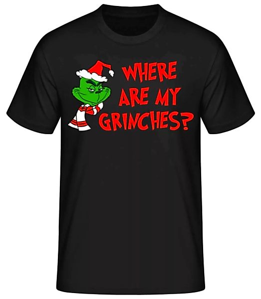 Where Are My Grinches · Männer Basic T-Shirt günstig online kaufen