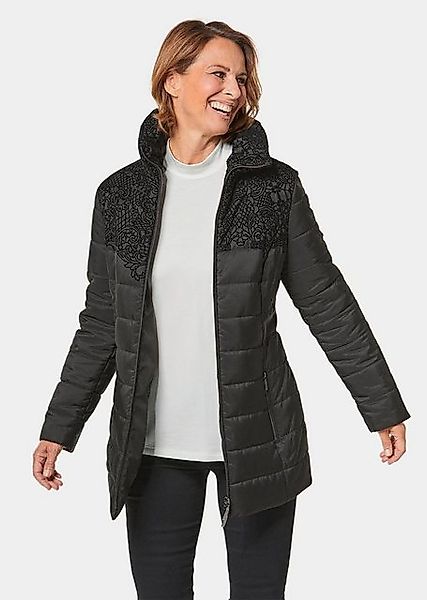 GOLDNER Steppjacke Steppjacke mit hübschem Flock-Druck günstig online kaufen