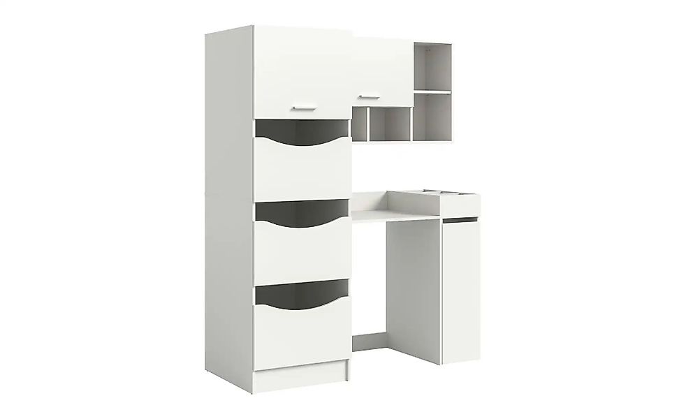 Waschmaschinenumbau Set   ¦ weiß ¦ Maße (cm): B: 126 H: 195 Schränke > Bads günstig online kaufen