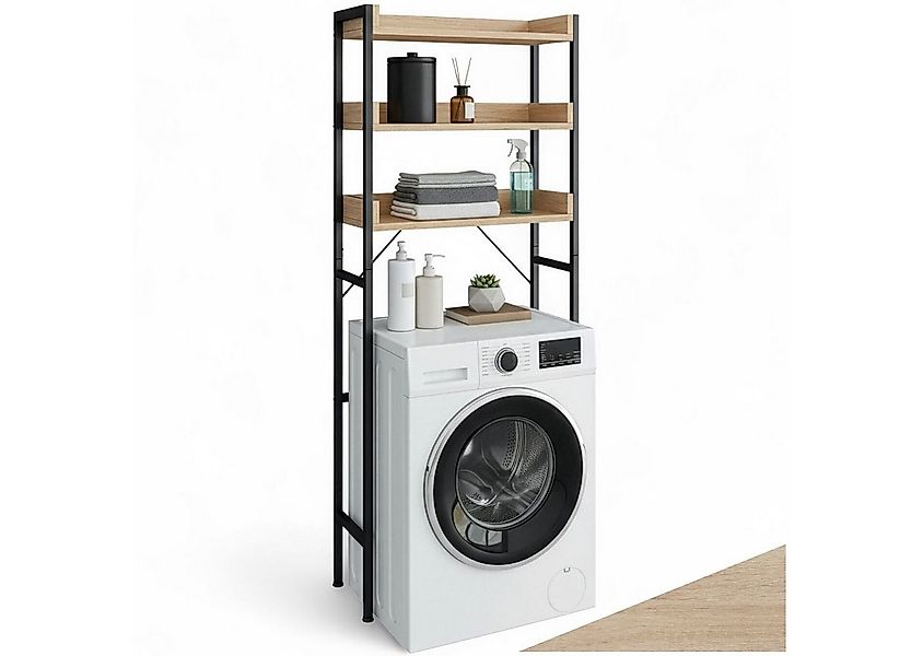 tectake Badregal Badezimmerregal, Set 1-tlg., Industrial Style günstig online kaufen