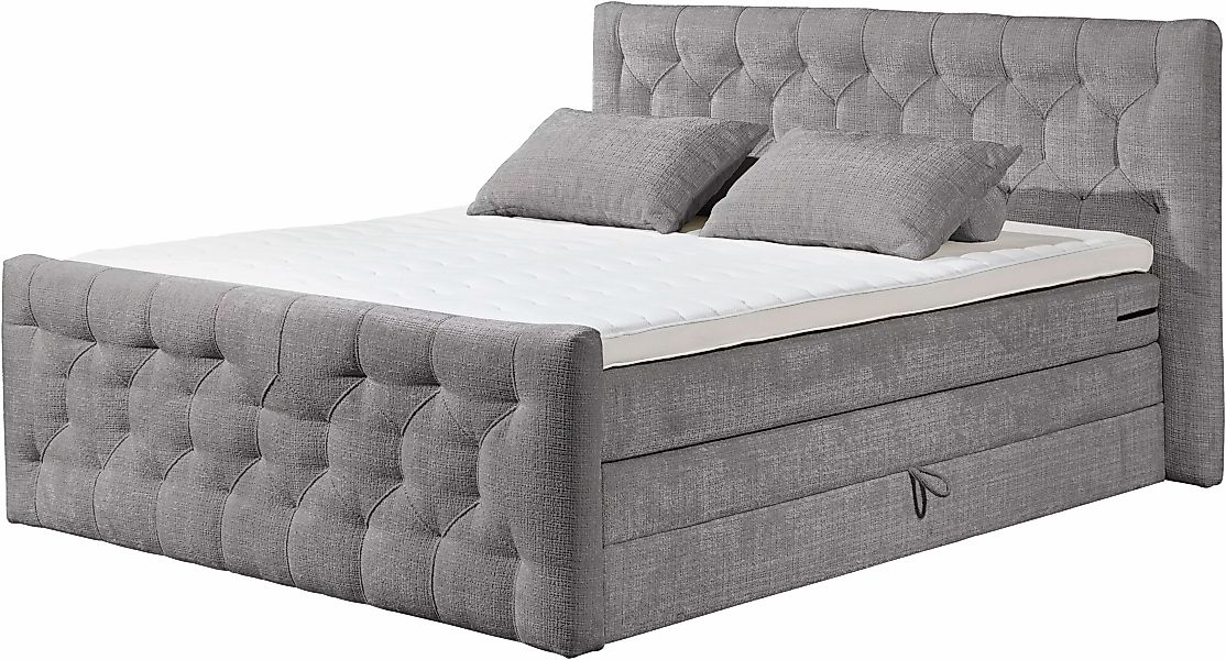 ED EXCITING DESIGN Boxspringbett »"Cashfield"! Topseller inkl. zwei Bettkäs günstig online kaufen