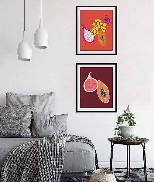 queence Bild "Paul", Obst-Obst Bilder-Kunst-Lebensmittel-Orange, HD Premium günstig online kaufen