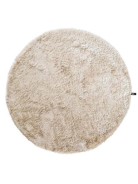 benuta Teppich Whisper, rund, Höhe: 31 mm, Hochflorteppich Wohnzimmer, Schl günstig online kaufen