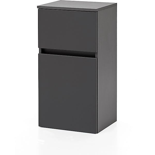 Held Möbel Unterschrank Salerno 40 cm Wotaneiche-Graphitgrau günstig online kaufen