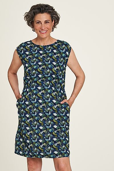 Kleid Aus Eco Vero Viskose Mit Farbenfrohen Mustern (S22e23) günstig online kaufen