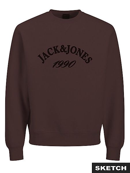 Jack & Jones Sweatshirt JORBLEECKER BRANDING SWEAT CREW BF günstig online kaufen