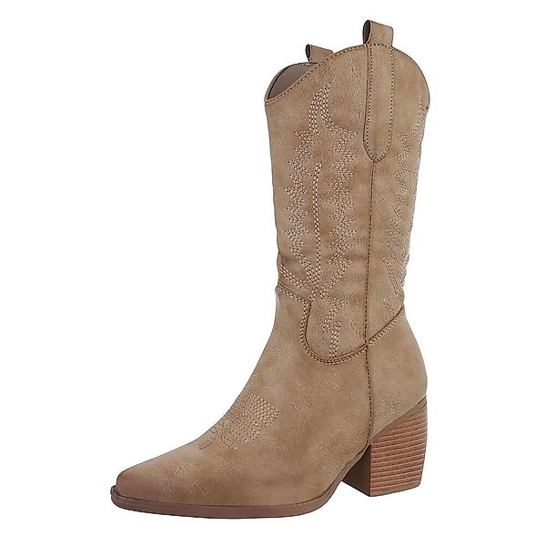 Ital-Design Damen Cowboyboots Western Westernstiefel (87379012) günstig online kaufen