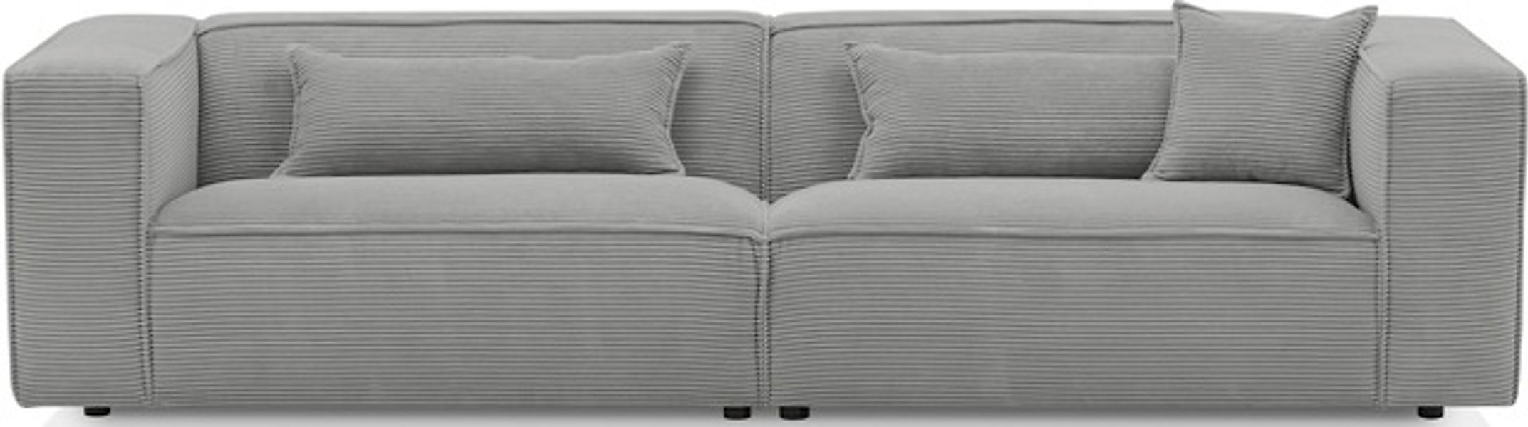 LeGer Home by Lena Gercke 3-Sitzer »PIARA, Couch mit Kedernaht, Sofa in Cor günstig online kaufen