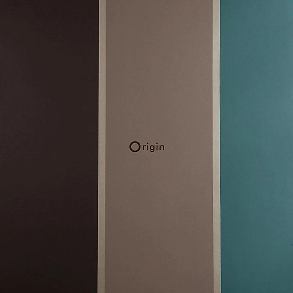 Origin Wallcoverings Tapete Streifen Petrolblau und Braun 52 cm x 10,05 m 3 günstig online kaufen