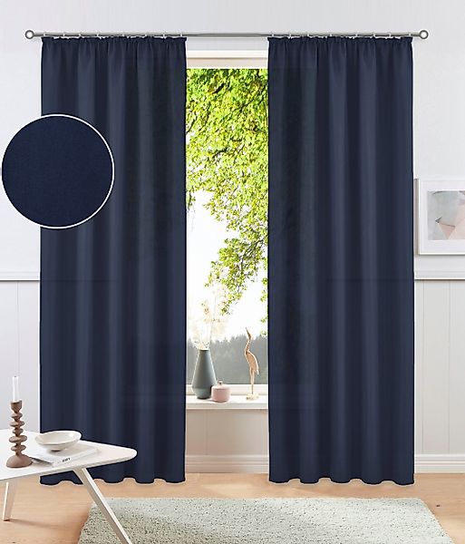 my home Vorhang Raja, Kräuselband (2 günstig online kaufen