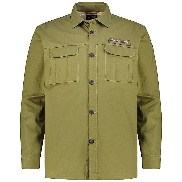 PME LEGEND Hemdjacke mit Brusttaschen Farbe oliv Größe: 4XL günstig online kaufen
