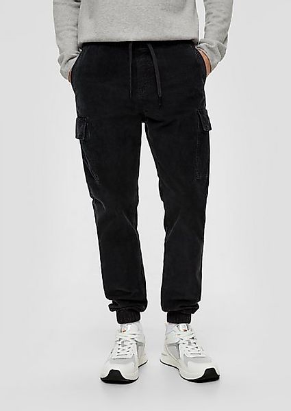 QS Stoffhose Regular: Hose aus Feincord günstig online kaufen