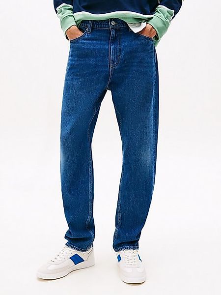 Tommy Jeans Gerade Jeans Isaac Relaxed Tapered Mit Gürtelschlaufen günstig online kaufen