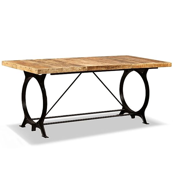 vidaXL Esszimmertisch Raues Mangoholz Massiv 180 cm günstig online kaufen