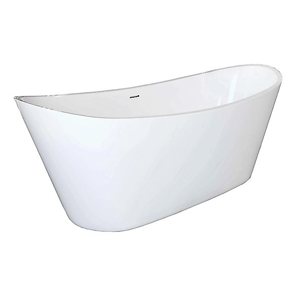 AICA Freistehende Badewanne 170x72cm Oval Acrylwannen inkl.Ab-/Überlauf.Vor günstig online kaufen