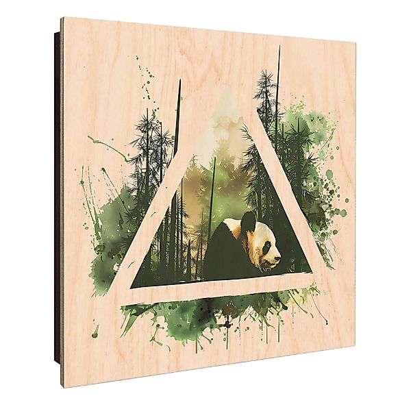Banjado Großer Schlüsselkasten Holz 30x30cm Schwarz Scharnier Links 50 Hake günstig online kaufen