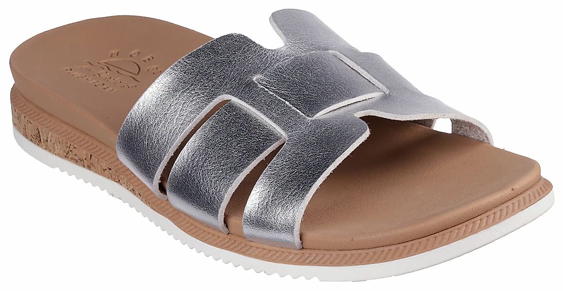 Skechers Pantolette "DESERT KISS LOW-PEAK LOOK", Flats, Sandale mit Fußbett günstig online kaufen