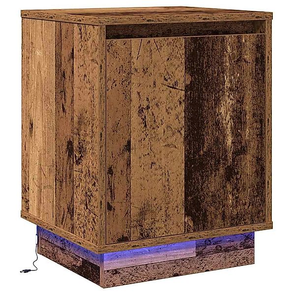 vidaXL Nachttisch mit Altholz 39 x 34,5 x 50 cm Holzwerkstoff 869606 günstig online kaufen