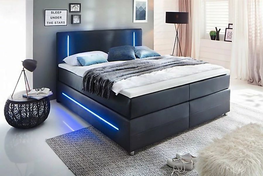 JVmoebel Boxspringbett Luxus Modern Schlafzimmer Designer Doppelbett 180x20 günstig online kaufen