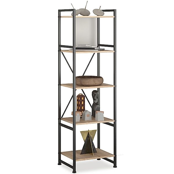 tectake Bücherregal Regal, Set 1-tlg., Industrial günstig online kaufen