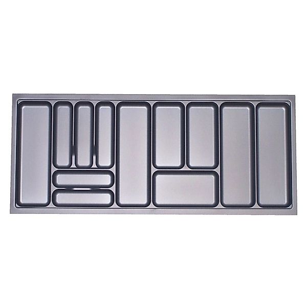 SOTECH Orga-Box I Besteckeinsatz Silbergrau 1200 mm Höhe 55 mm Für Blum Tan günstig online kaufen