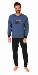 Normann Pyjama Herren langarm Schlafanzug mit günstig online kaufen