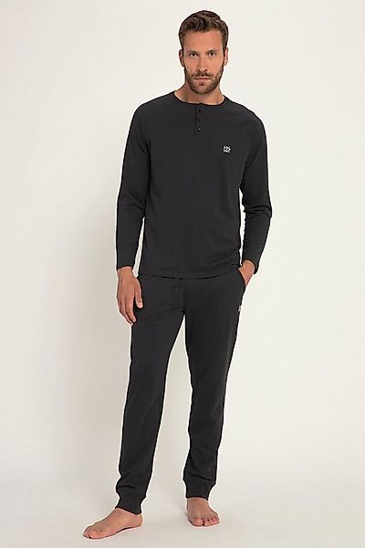 JP1880 Schlafanzug Schlafanzug Henley Langarm lange Hose günstig online kaufen