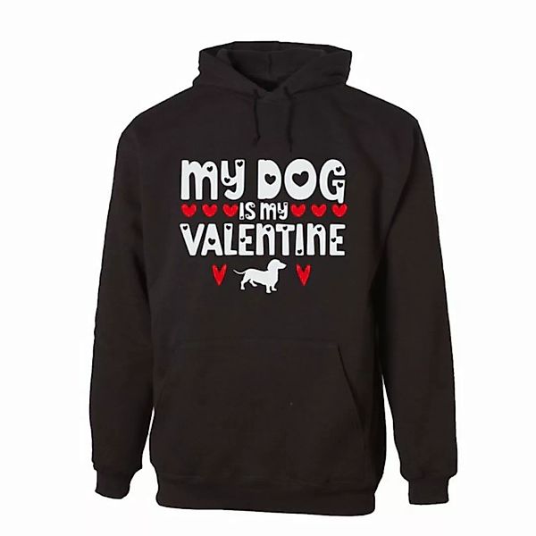 G-graphics Hoodie My Dog is my Valentine mit trendigem Frontprint, Aufdruck günstig online kaufen