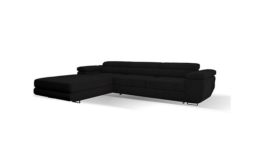 Goldstoff Ecksofa platzsparendes Schlafsofa mit Bettkasten, Ecksofa mit ver günstig online kaufen