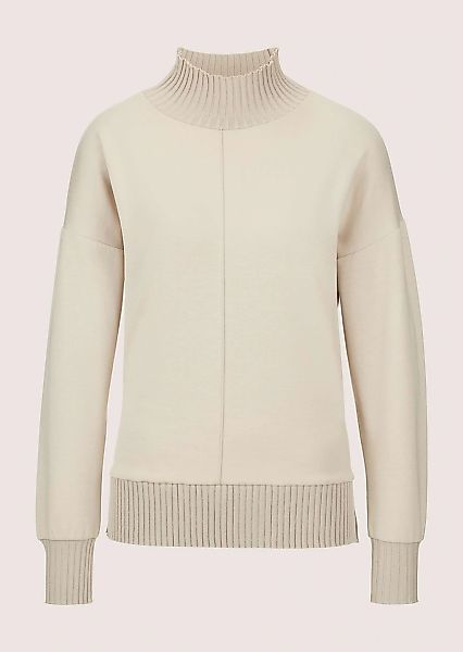 MADELEINE Langarmshirt "Sweatshirt Sweatshirt mit Rippenabschlüssen" günstig online kaufen