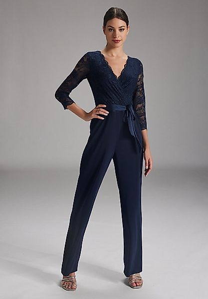 SWING Jumpsuit Jumpsuit mit 3/4 Arm aus feiner Spitze Oberteil in figurbeto günstig online kaufen