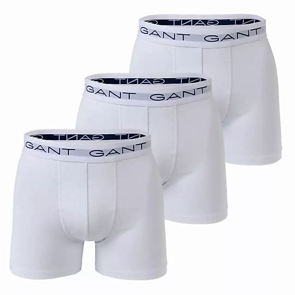 GANT Herren Boxer Shorts, 3er Pack - Boxer Briefs, Cotton Stretch Weiß XL günstig online kaufen