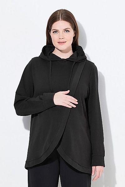 Ulla Popken Sweatshirt Bellieva Hoodie Still-Funktion Kapuze Schwangerschaf günstig online kaufen