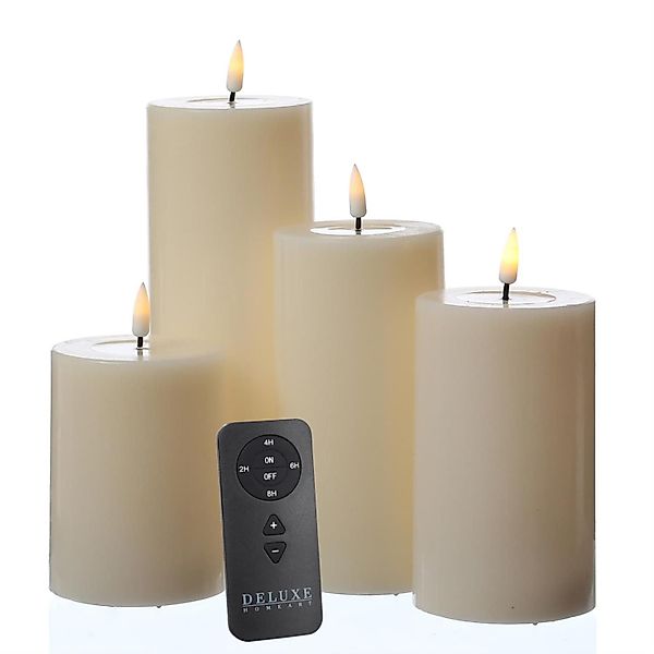 Deluxe Homeart LED-Kerze LED Kerzenset MIA günstig online kaufen