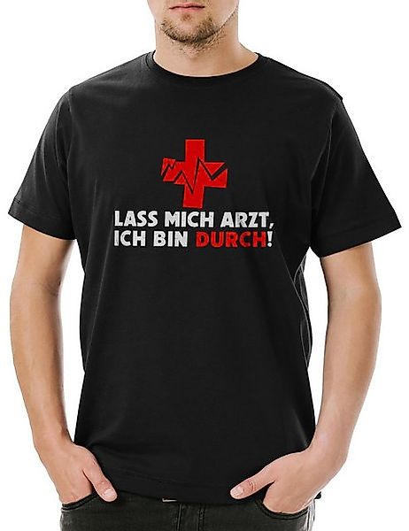 Urban Backwoods Print-Shirt Arzt A Herren T-Shirt Rotes Notarzt Kreuz Dokto günstig online kaufen