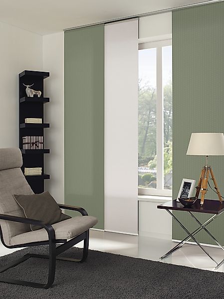 GARDINIA Schiebegardine "Flächenvorhang Zen Silence" 1 Stk. tlg. blickdicht günstig online kaufen