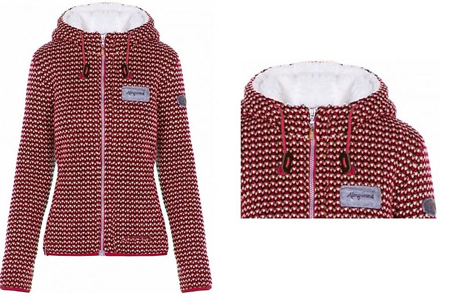 Almgwand Strickjacke Almgwand Münsterhöhe Damen Jacke Strickjacke 621253AD günstig online kaufen