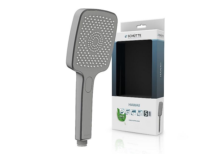 Schütte Handbrause HAWAII, 3-fach verstellbar, mit Antikalknoppen, wassersp günstig online kaufen