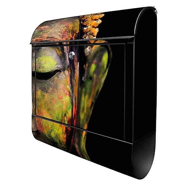 Banjado Design Briefkasten Schwarz Pulverbeschichtet 39x47x14cm 2 Schlüssel günstig online kaufen