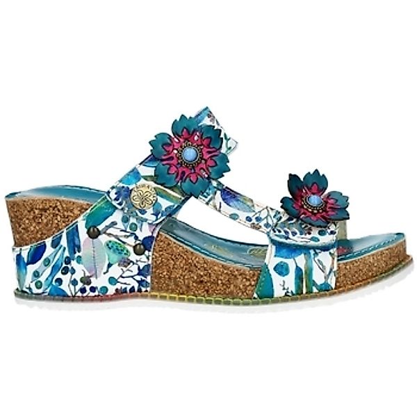 Laura Vita  Pantoffeln BONITO 22 Turquoise Bleu günstig online kaufen