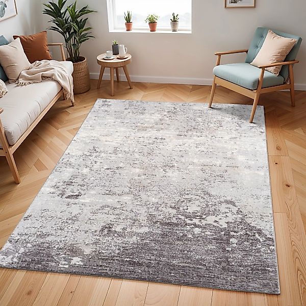 Livabliss Teppich "BANGKOK" rechteckig 9 mm Höhe Designerteppich in Marmor günstig online kaufen