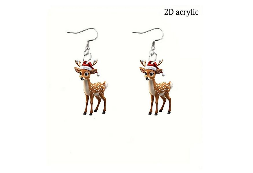 ONE ELEMENT Paar Ohrhänger Weihnachtsschmuck Ohrringe Ohrhänger Renntier au günstig online kaufen