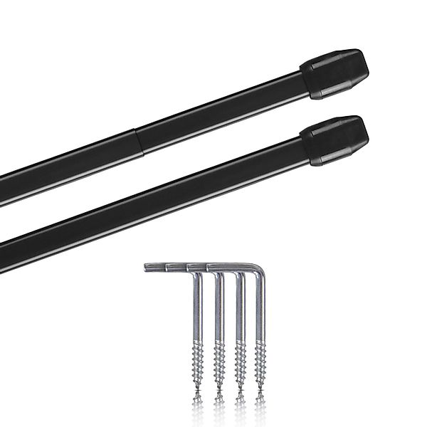 Bestlivings Gardinenstange Bistrostange Vitragestange (2er-Pack), ausziehba günstig online kaufen