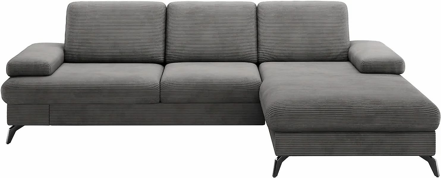 sit&more Ecksofa »Morris Jubi L-Form«, inkl. Armteilfunktion und 1 Zierkiss günstig online kaufen