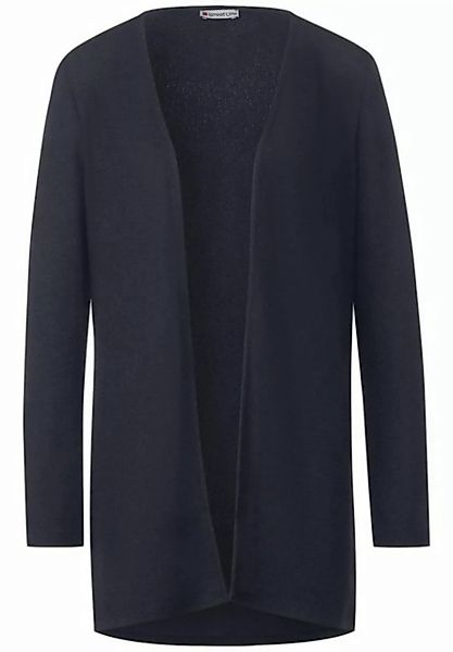 STREET ONE Strickjacke knit look long jacket w.slits günstig online kaufen