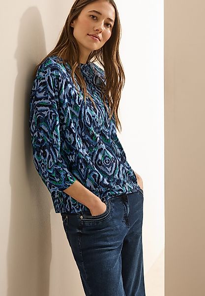 CECIL 3/4-Arm-Shirt mit All-Over Print günstig online kaufen