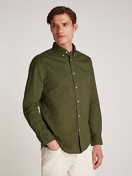 Tommy Hilfiger Businesshemd FLEX POPLIN SOLID unifarben, klassisch, regular günstig online kaufen