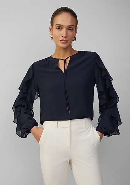 s.Oliver BLACK LABEL Langarmbluse Leichte Chiffonbluse günstig online kaufen