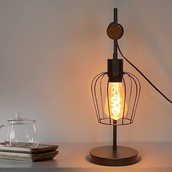 Nettlife Tischleuchte Retro Tischlampe 1 flammige günstig online kaufen