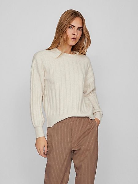 Vila Strickpullover Strick Gerippt Elastisch VITYCIA günstig online kaufen